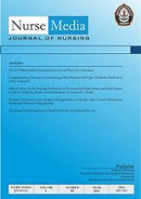 Image of Nurse Media Jurnal of Nursing Vol. 12 No. 1 April 2022